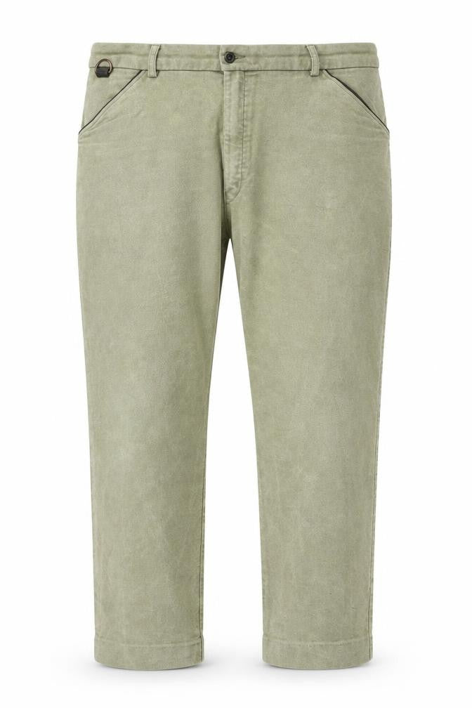 BUCKLER Men's Beige Straight Trousers Size L