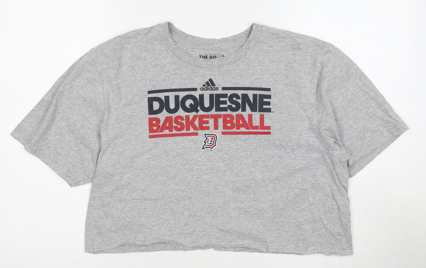 Adidas Grey Sports T-Shirt L Unisex Casual