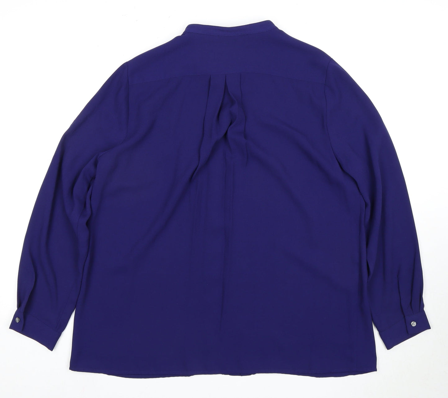 Viyella Women's Purple Classic Blouse - Size 16