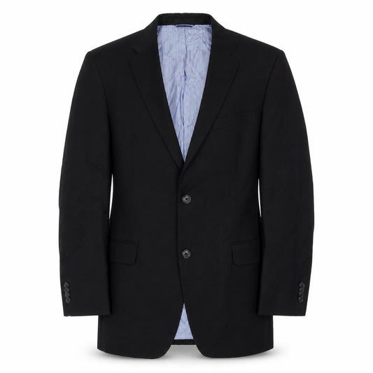 Tommy Hilfiger Men's Black Wool Blazer Jacket Size 38R