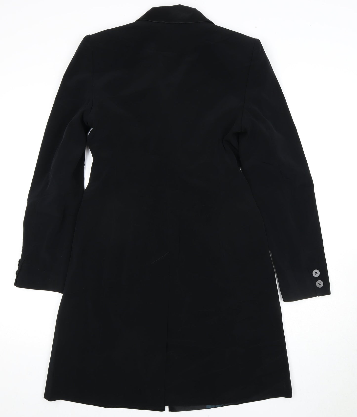 Jasper Conran Women's Black Overcoat Size 10 - Elegance & Warmth