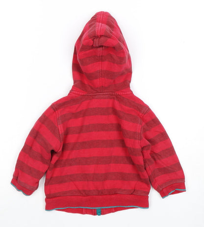 Preloved Ted Baker Baby Unisex Red Stripe Cotton Jacket 12-18 Months - Back