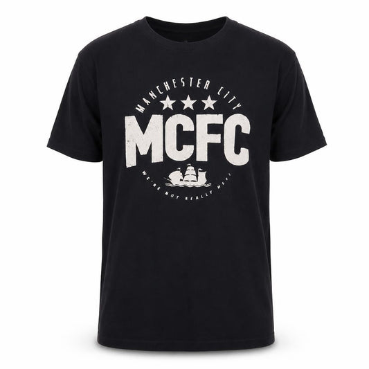 Nike Men's Black Small Athletic MCFC Graphic T-Shirt