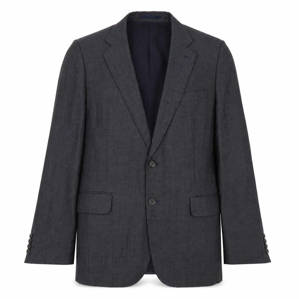 Jaeger Men's Blue Check Blazer 40S
