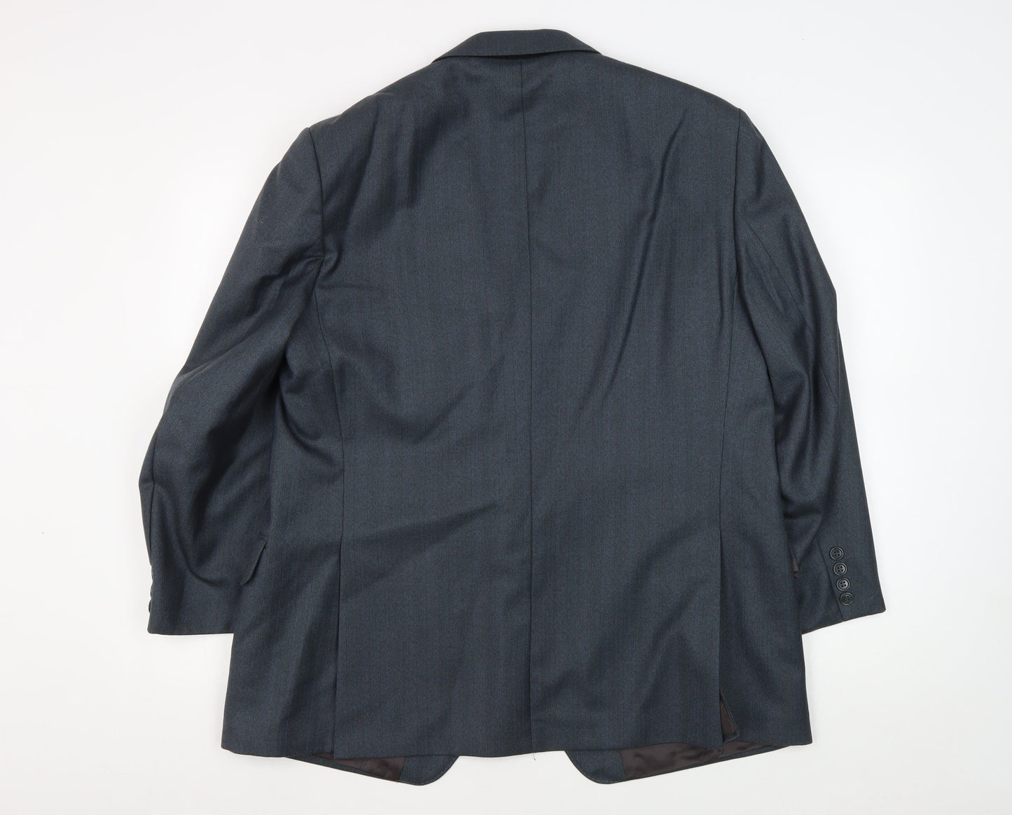 Magee Men's Grey Wool Blazer Jacket Size 44S
