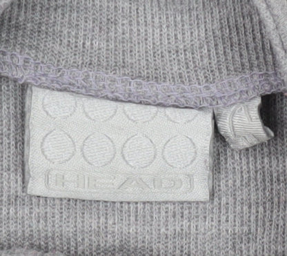 Head Women's Grey Pullover Sweatshirt, Size L