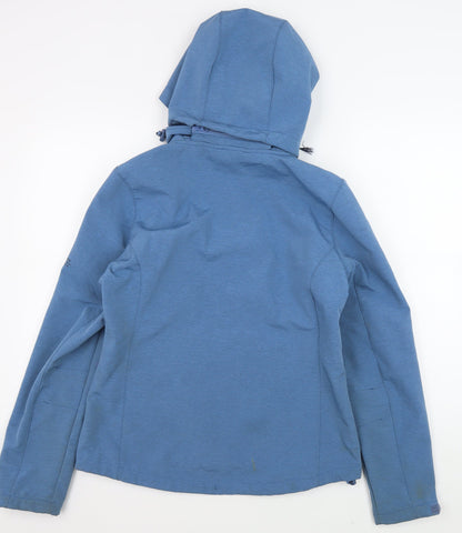 Trespass Women's Blue Soft Shell Jacket UK 12