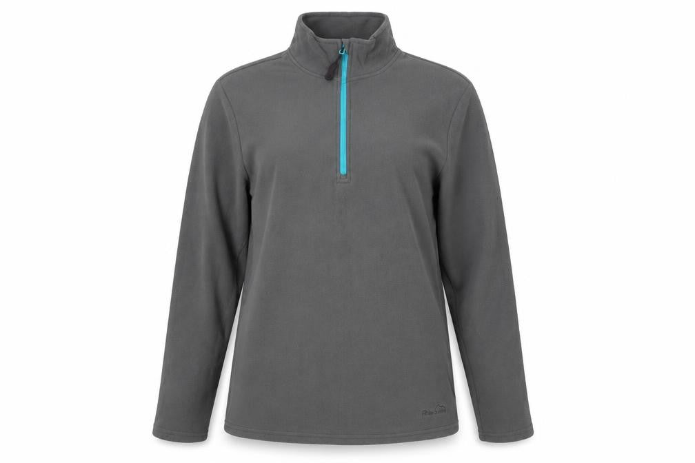 Peter Storm Women Grey 1/4 Zip Pullover Sweatshirt Size 14