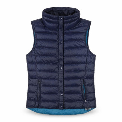 Gap Women's Blue Puffer Waistcoat S Regular Fit