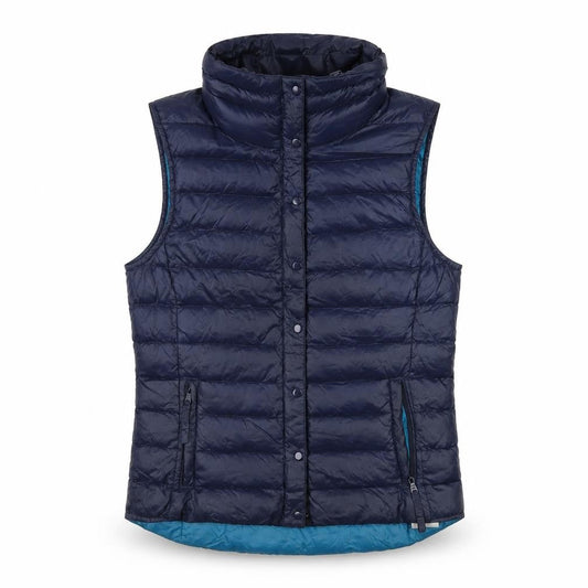 Gap Women's Blue Puffer Waistcoat S Regular Fit