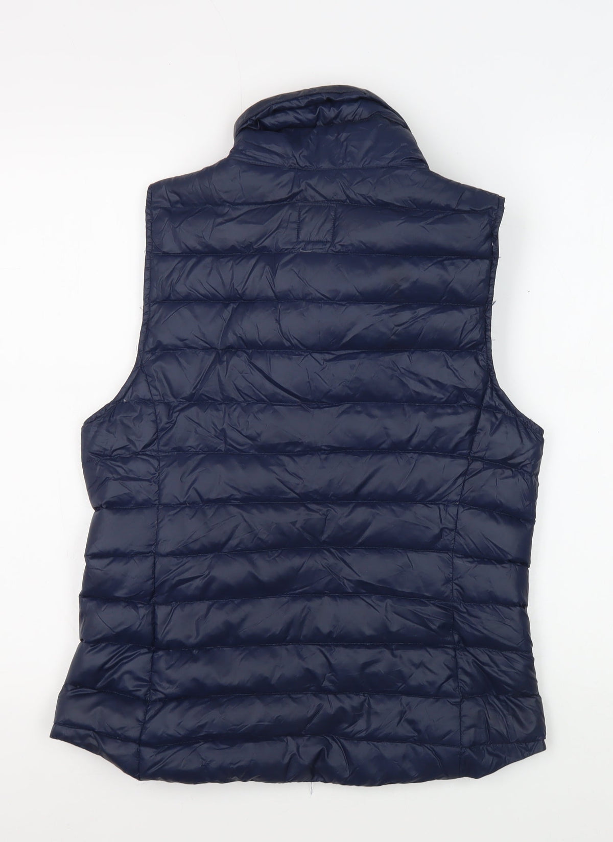 Gap Women's Blue Puffer Waistcoat S Regular Fit
