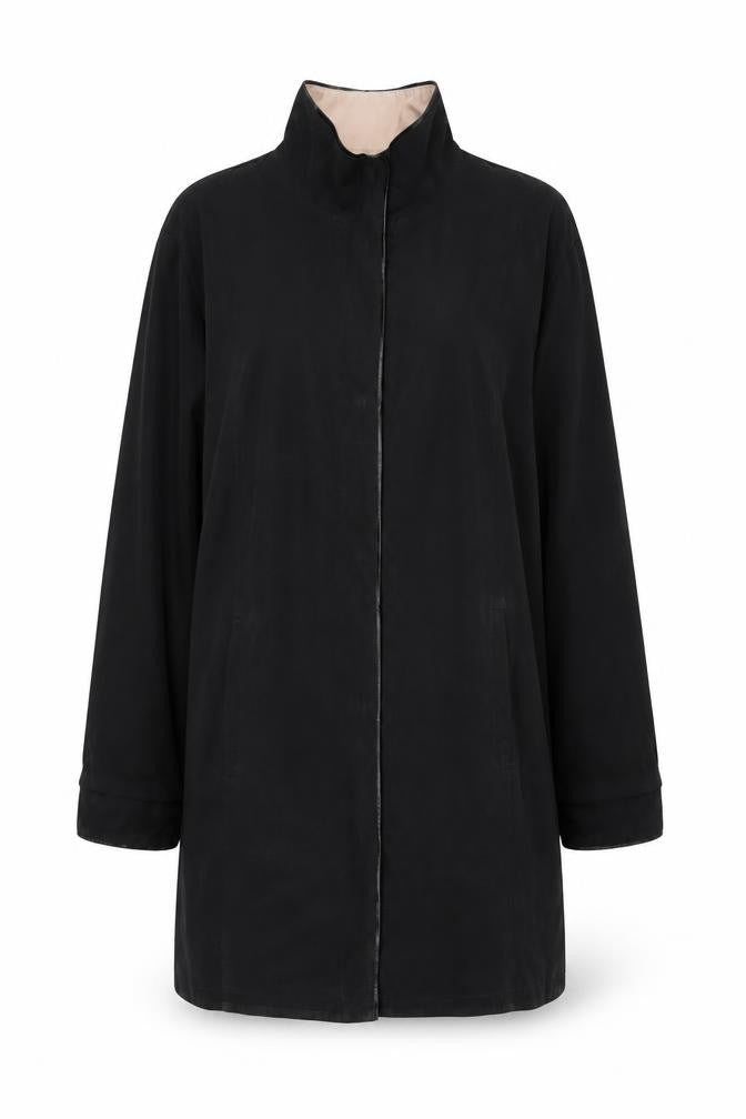 Viyella Women's Black Long Coat Size 14