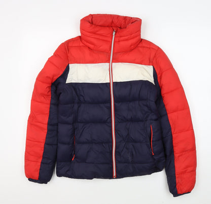 Marks & Spencer Women's Red Puffer Jacket Size 8