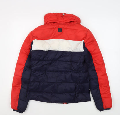 Marks & Spencer Women's Red Puffer Jacket Size 8