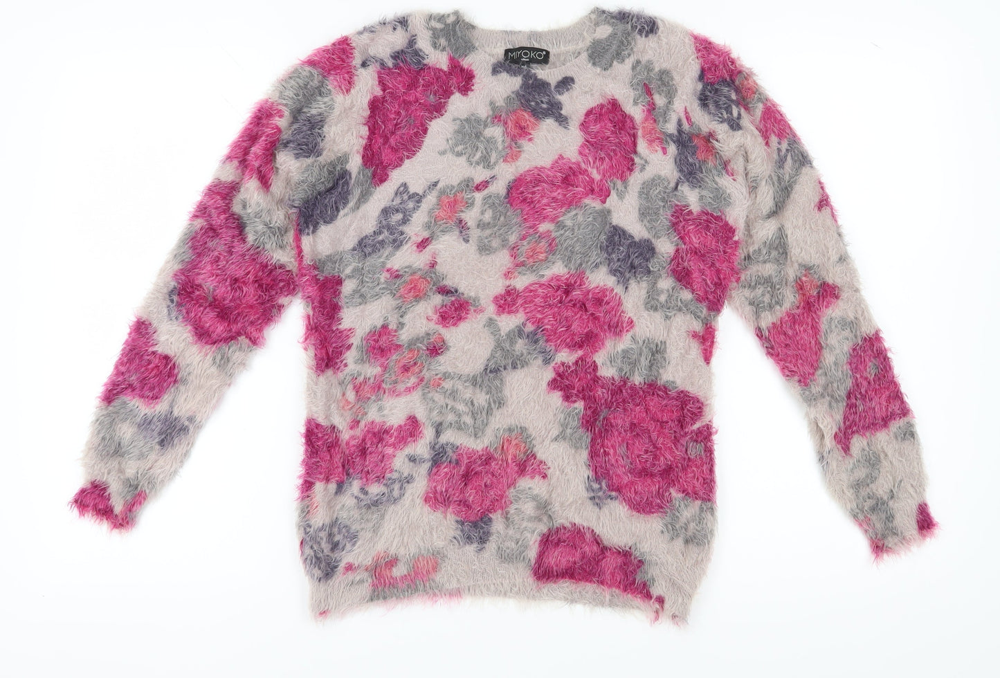 Miyoko Women's Multicoloured Floral Jumper M