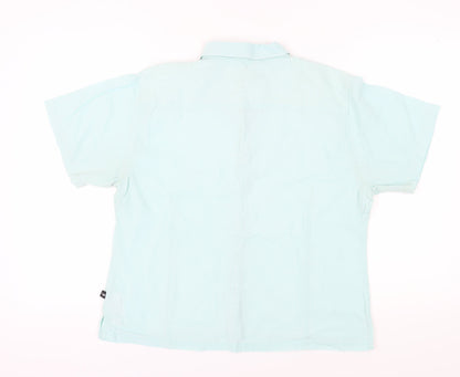 Mountain Life Women's Green Button-Up Shirt Size 16