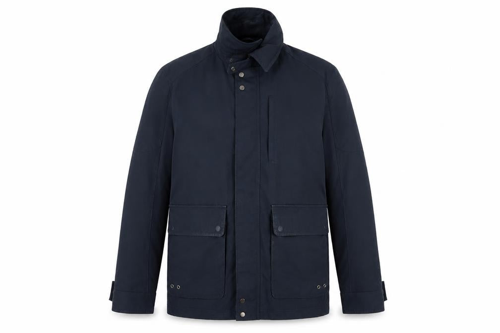 Riley Men's Blue Military Jacket Size 50 Lined