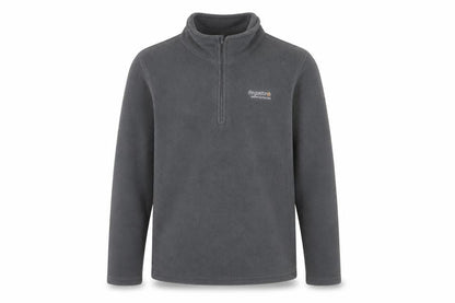 Front view of Regatta boys’ grey fleece sweatshirt 12 years