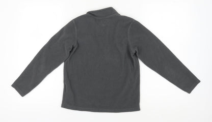 Back view of Regatta boys’ grey fleece sweatshirt 12 years
