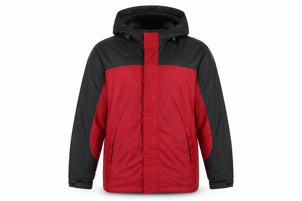 Cotton Traders Men's S Red Black Parka Jacket