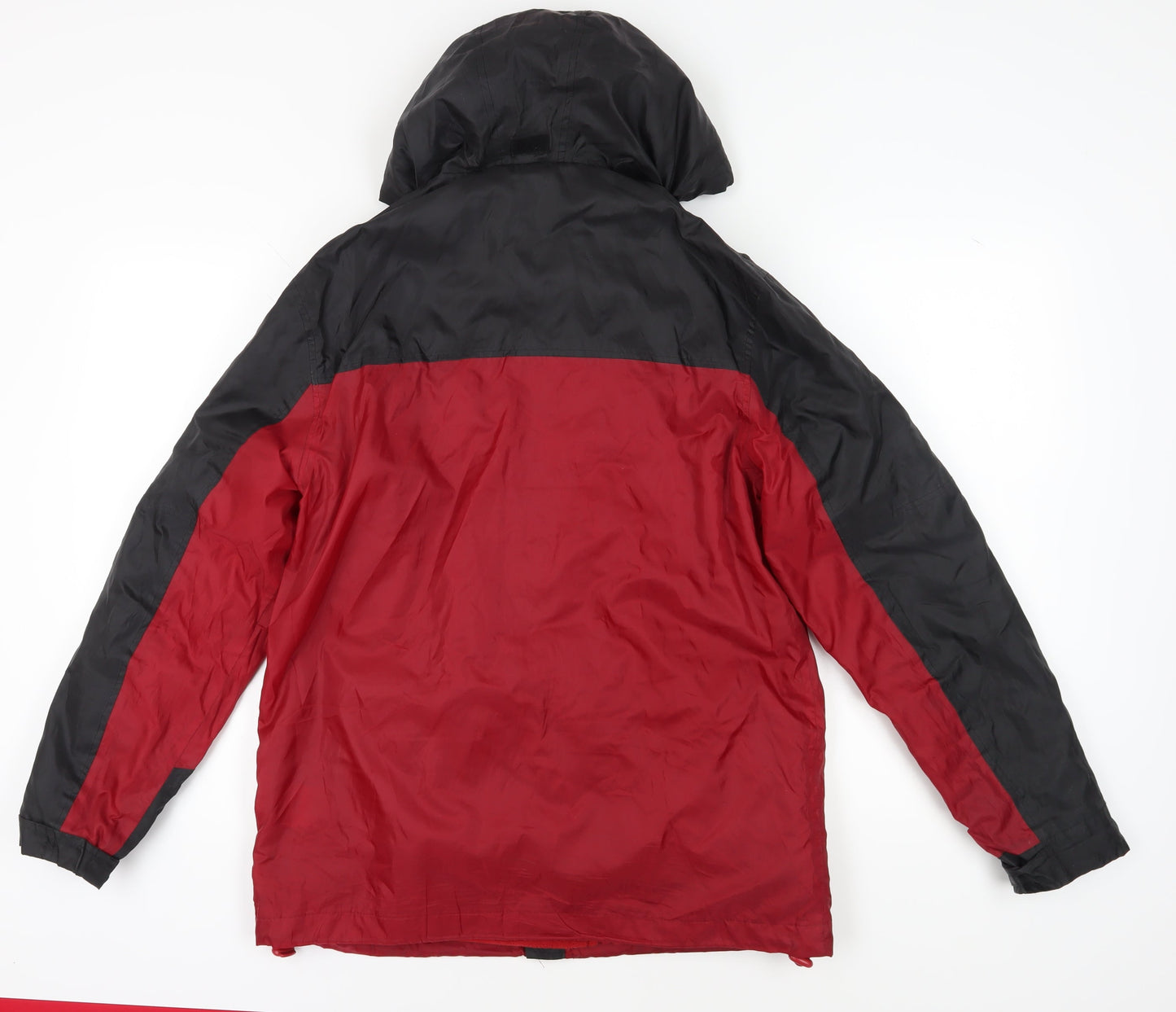 Cotton Traders Men's S Red Black Parka Jacket