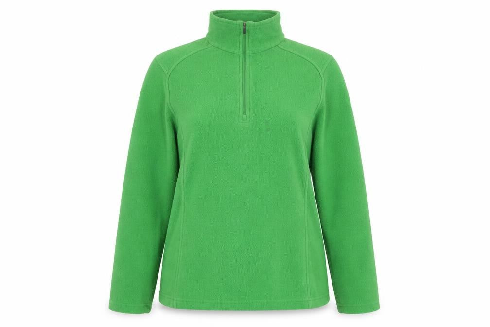 Lands' End Women's Green XL Fleece Pullover Sweatshirt