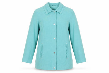 EWM Women's Blue Mid-Length Jacket Size 12