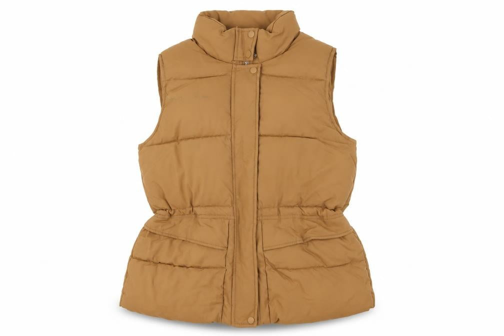 I Saw It First Women's Brown Padded Waistcoat Size 12