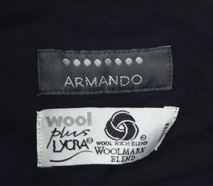 Armando Men's Black Dress Trousers Size 38