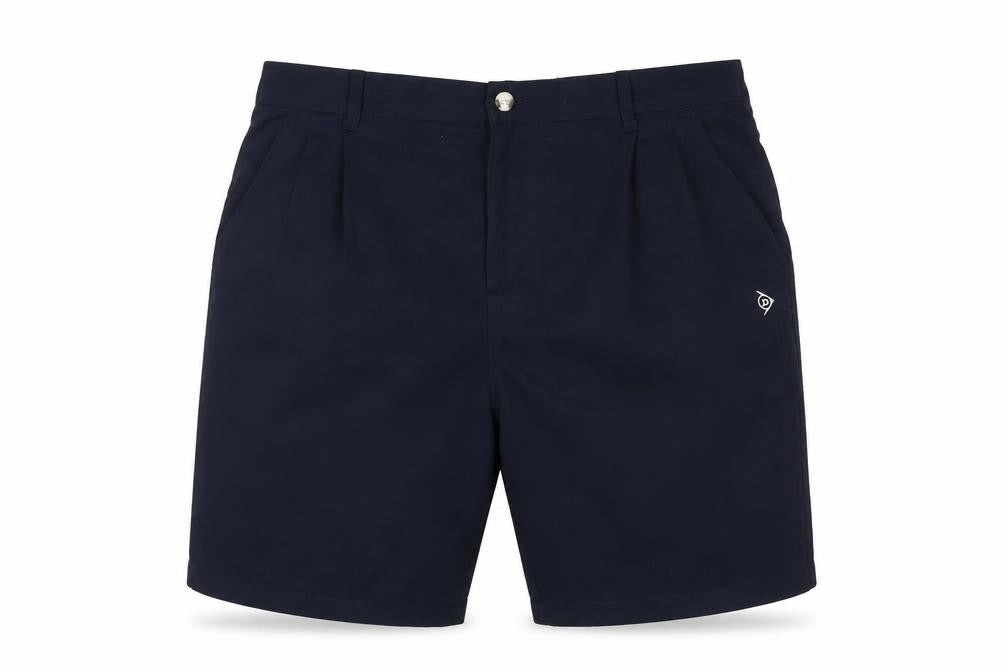 Dunlop Mens Blue Chino Shorts Size 36 with Logo