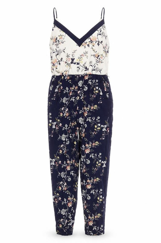 Oasis Women's Multicoloured Floral Jumpsuit Size 8