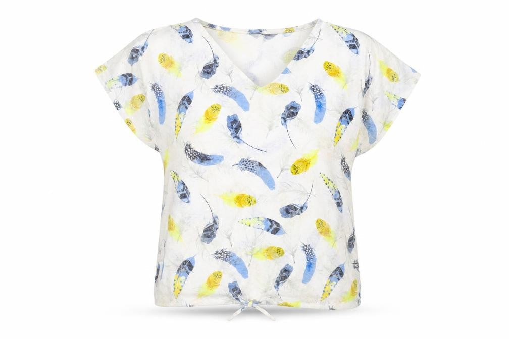 Principles Women's Multicoloured Size 10 V-Neck T-Shirt