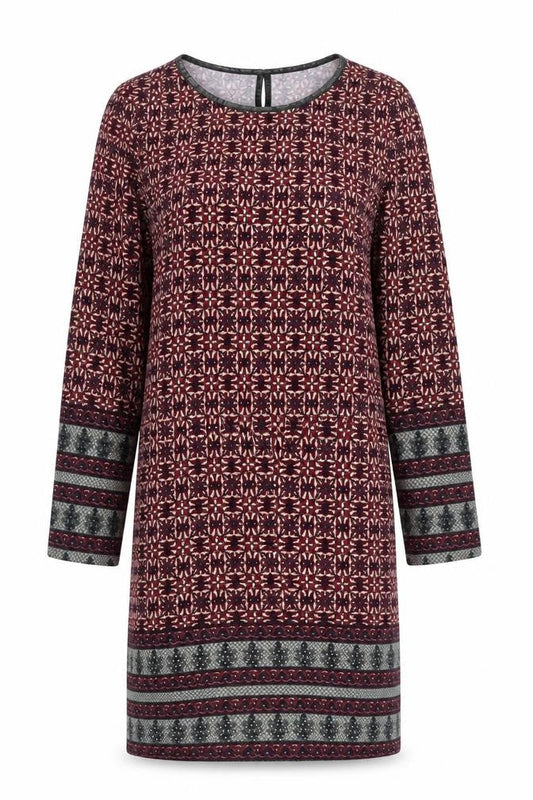 Klass Women's Multicoloured Geometric Dress, S