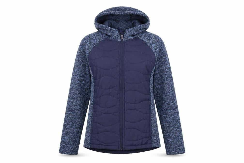 Mountain Warehouse Women's Blue Hooded Jacket, Size 4