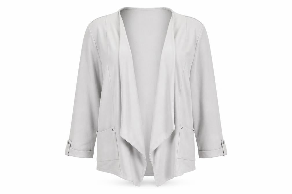 Wallis Women's Grey Knit Jacket Medium