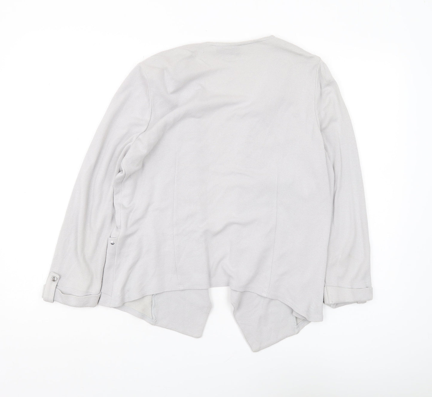 Wallis Women's Grey Knit Jacket Medium