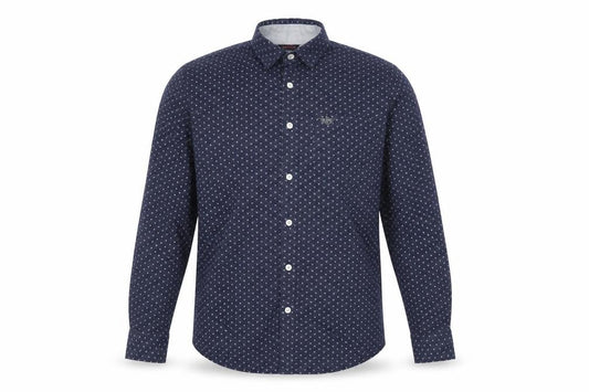Dockers Men's Blue Slim Fit Button-Up Shirt S