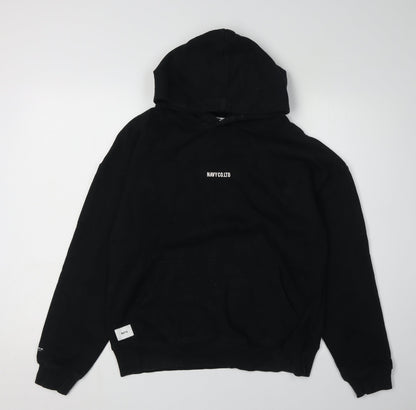 NAVY Womens CO LTD Black Pullover Hoodie S