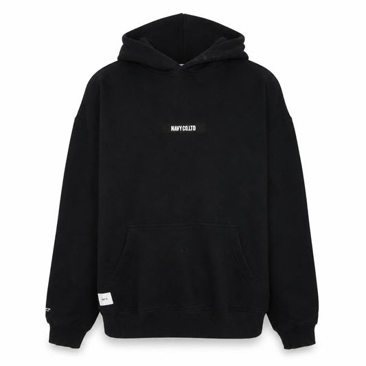 NAVY CO LTD Black Unisex Pullover Hoodie S