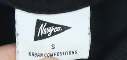 NAVY Womens CO LTD Black Pullover Hoodie S