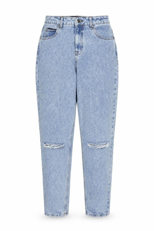 ASOS Design Women's Blue Mom Jeans, Size 10, High Rise