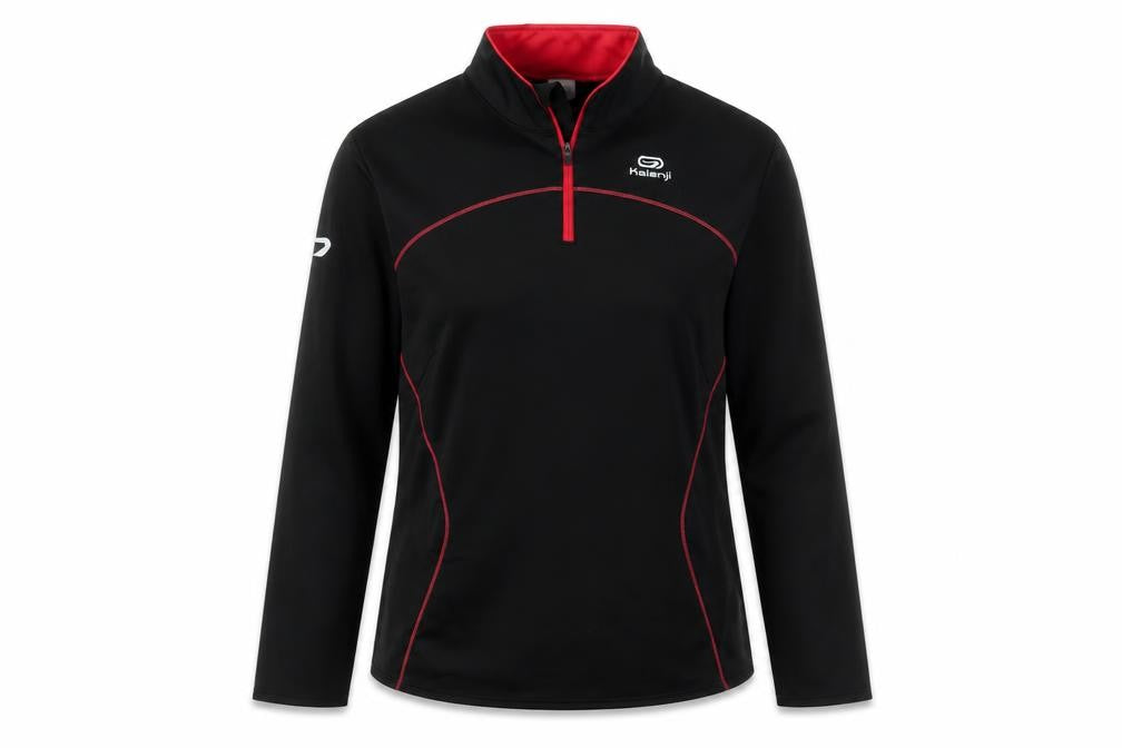 Decathlon Black Unisex Sweatshirt, Size 16, Active Henley