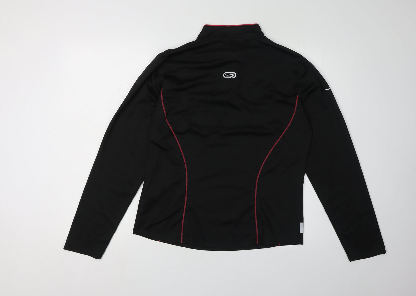 Decathlon Black Unisex Sweatshirt, Size 16, Active Henley