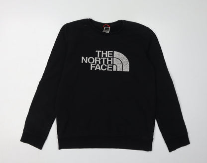 Additional front view of The North Face boys’ black xl pullover sweatshirt