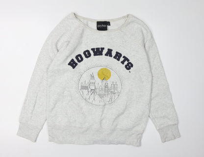 Harry Womens Potter Grey XL Logo Sweatshirt Pullover