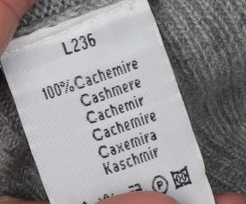 Gerard Darel Women's Grey Cashmere Cardigan Size 10