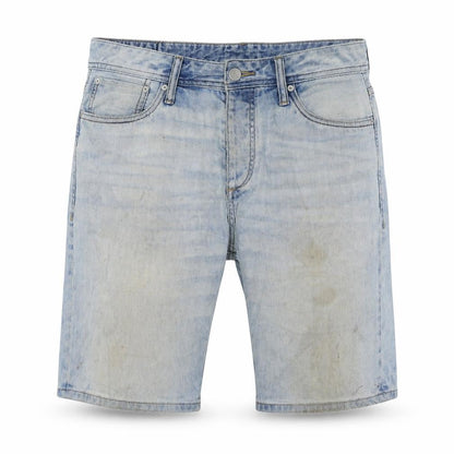Jack & Jones Men's Blue Denim Shorts, Regular Fit, Size L