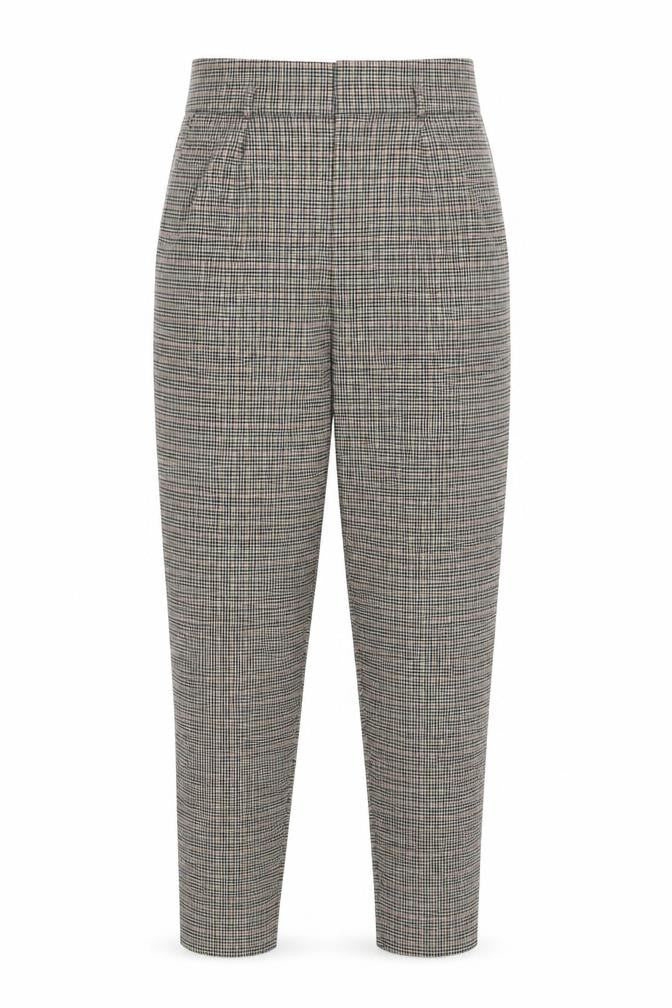 MNG Basics Women's Multicoloured Check Trousers Size 8