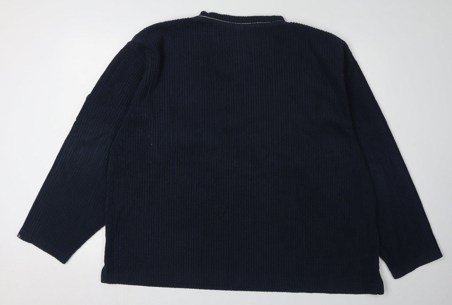 Lee Cooper Men's Blue V-Neck Pullover Sweatshirt