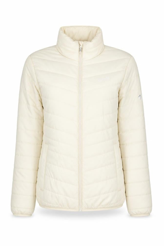 Regatta Women's Beige Puffer Jacket Size 12 Full Zip